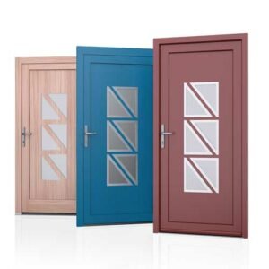 Voordeur 6 driehoek ramen