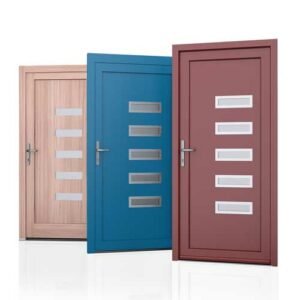 Voordeur streep raam