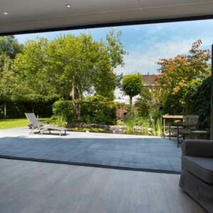 Schuifvouwwand open aluprof